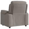 Recliner Chair Taupe Fabric