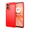 Shockproof Soft Carbon Fiber Shell For Motorola Moto G84 G64 G54 G34 G24 G04 G04s Case Rubber Silicone Bumper Protect Back Cover