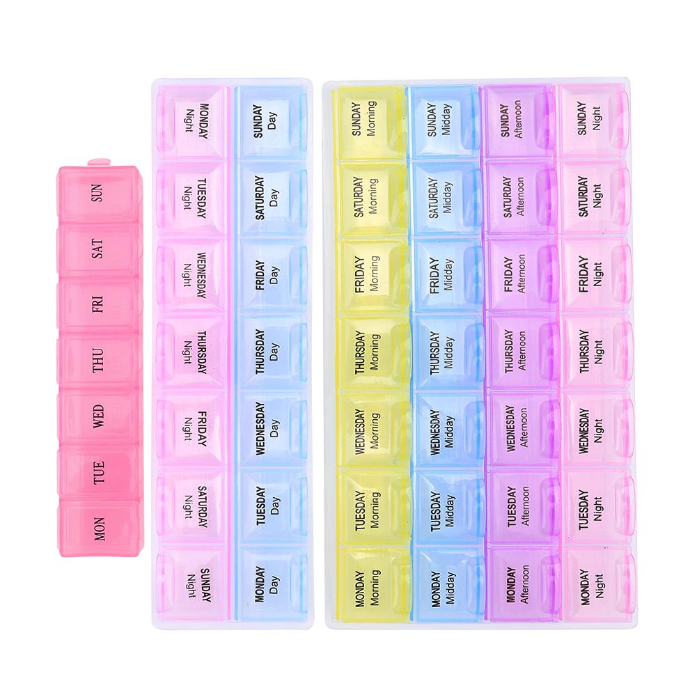 3pcs Plastic Watch Parts Storage Box Organizer Watchmaker Repairing Tools Storage Tray (2 Color 7 Grids 2 Color 14