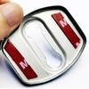 Cnzulk1 4PCS Car Door Lock Cover Protection Cover Dustproof Emblem Decals Decor For Kia Rio 2 3 4 5 X Line XLINE Auto Styling Accesorios