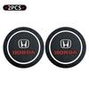 1/2pcs Car Coasters Water Cup Holder Pads Cup Slot Non-Slip Mat Interior Accessories For Honda civic accord cr-v fit crosstour FL3