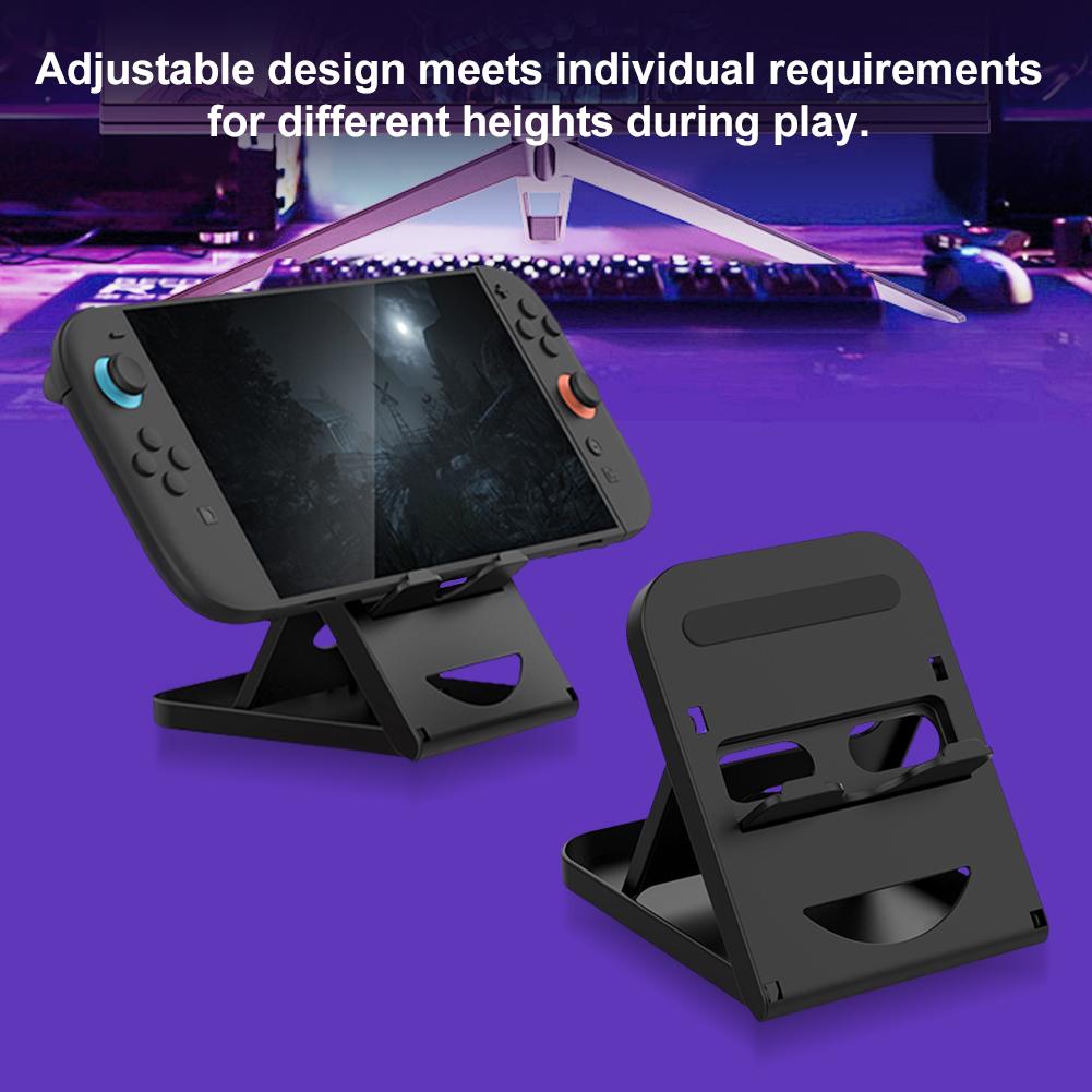 For Switch 2 Foldable Base Stand Holder Console Display Rack Multi-angle Bracket Desktop Holder for Nintendo for Switch/OLED
