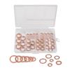 120Pcs M5 M6 M8 M10 M12 T3 Copper Sealing Washer For Boat Crush Washer Flat Seal