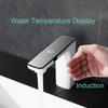 Smart Temperature Display Basin Faucet With Sensing Function LCD Digital Screen Sink Tap Cold And Hot Mixer Bathroom Tap