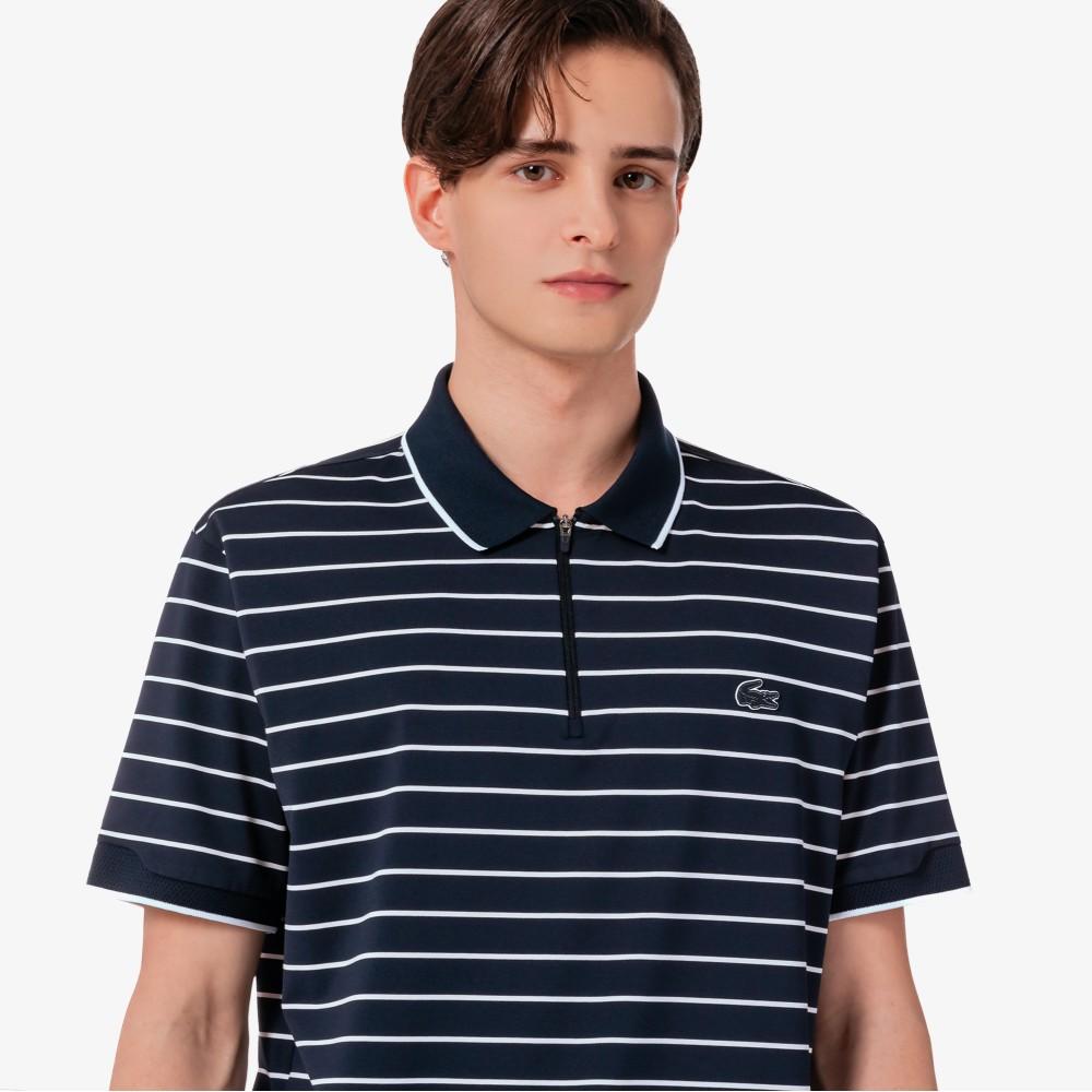 [lacoste] Men's Half-Zip Polo Shirt DH419E-56G166