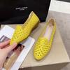 Retro Hollow Pointed Head Low Heel Fashion Casual One Foot Stirrups