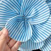 New 27cm Rose Flower Headpiece Multi-layered Handmade Bridal Headband Stripe Corsage Apparel Shoes and Bags