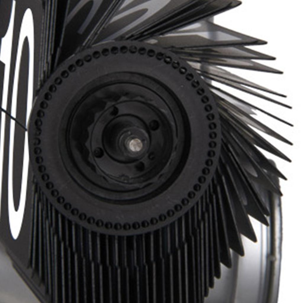 Digital Flip Down Clock Retro Minimalist Single Foot Mechanical Auto Flip Clock Desk Clock for Home Livingroom