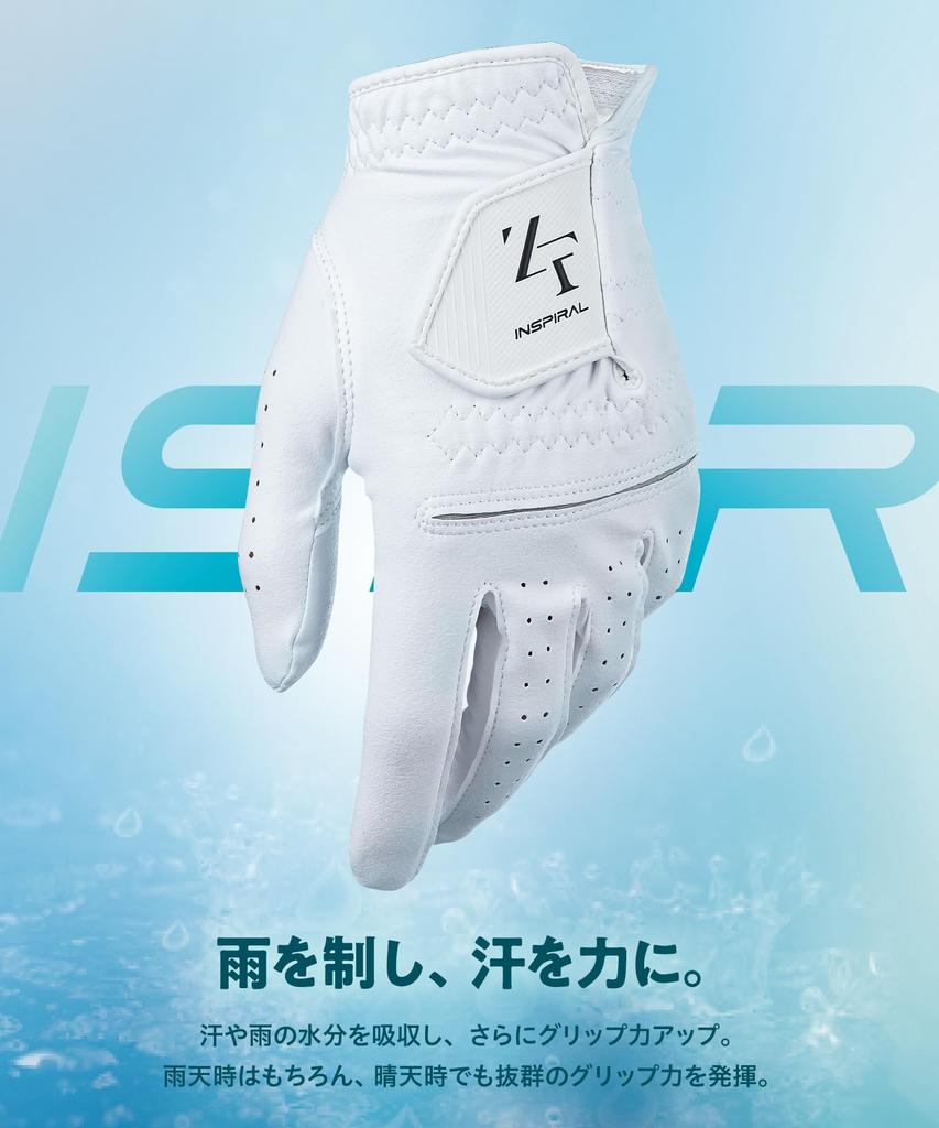[ZEROFIT] Inspiral Gloves Golf Gloves Men's Women's Golf Wear Gloves Non-Slip Grip For Both Hands