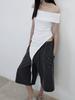Deoenel Pig Rivet Pants - [Black]