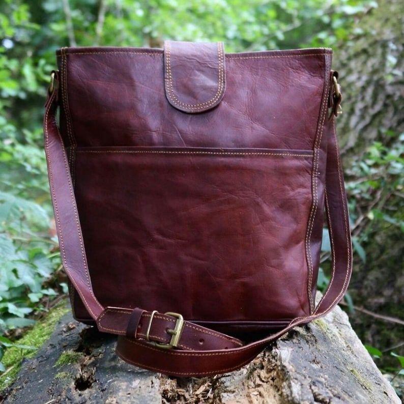 PHOEBE KOŽENÁ taška přes rameno, Velká velikost