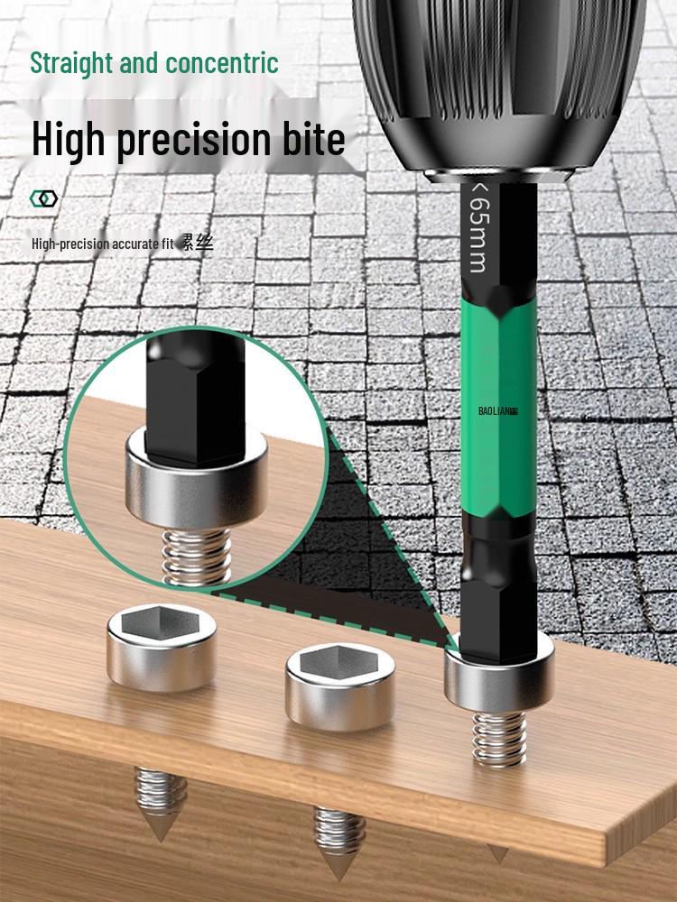 Magnetischer Sechskant-Bit S2-Schaft für Elektro-Schlagschrauber & Druckluftschrauberbohrer Set