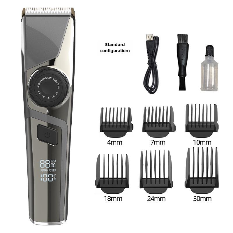 

Профессиональная электрическая машинка для стрижки волос – быстрая зарядка, моющиеся лезвия, пять скоростей