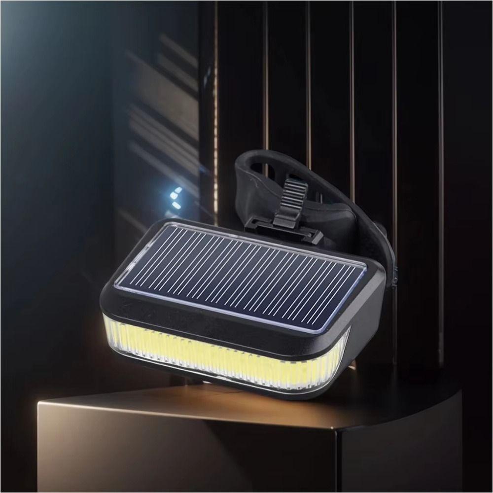 Waterproof Bike Solar Taillights 6 Gears Emergency Warning Lights  Mountain Road Bike