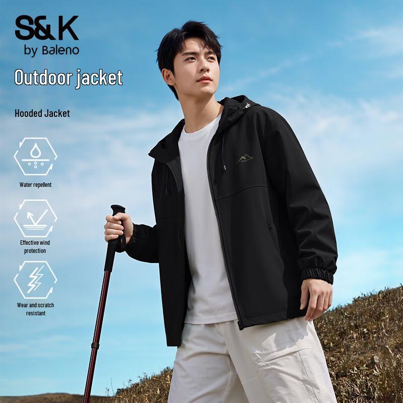 

Baleno S&K Series Men s Hooded Casual Jacket XL