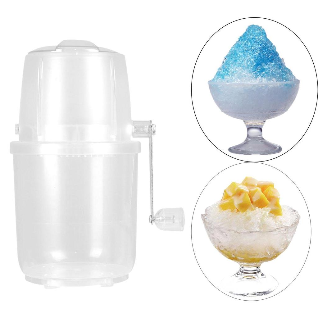 Tragbare Slush-Maschine, Küchenutensilien, feine Chips, Schneekegel, manueller rotierender Eiszerkleinerer, manuelle Eismaschine für Bars