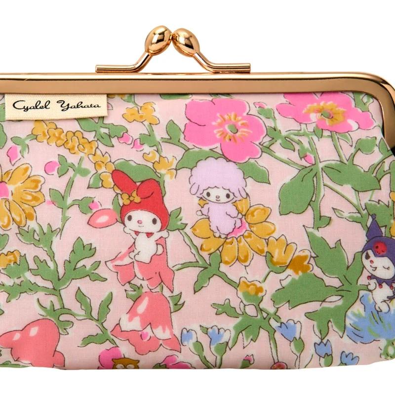 Sanrio postavičky Liberty Fabrics mini pouzdro na zapínání (Květ) NOVÝ