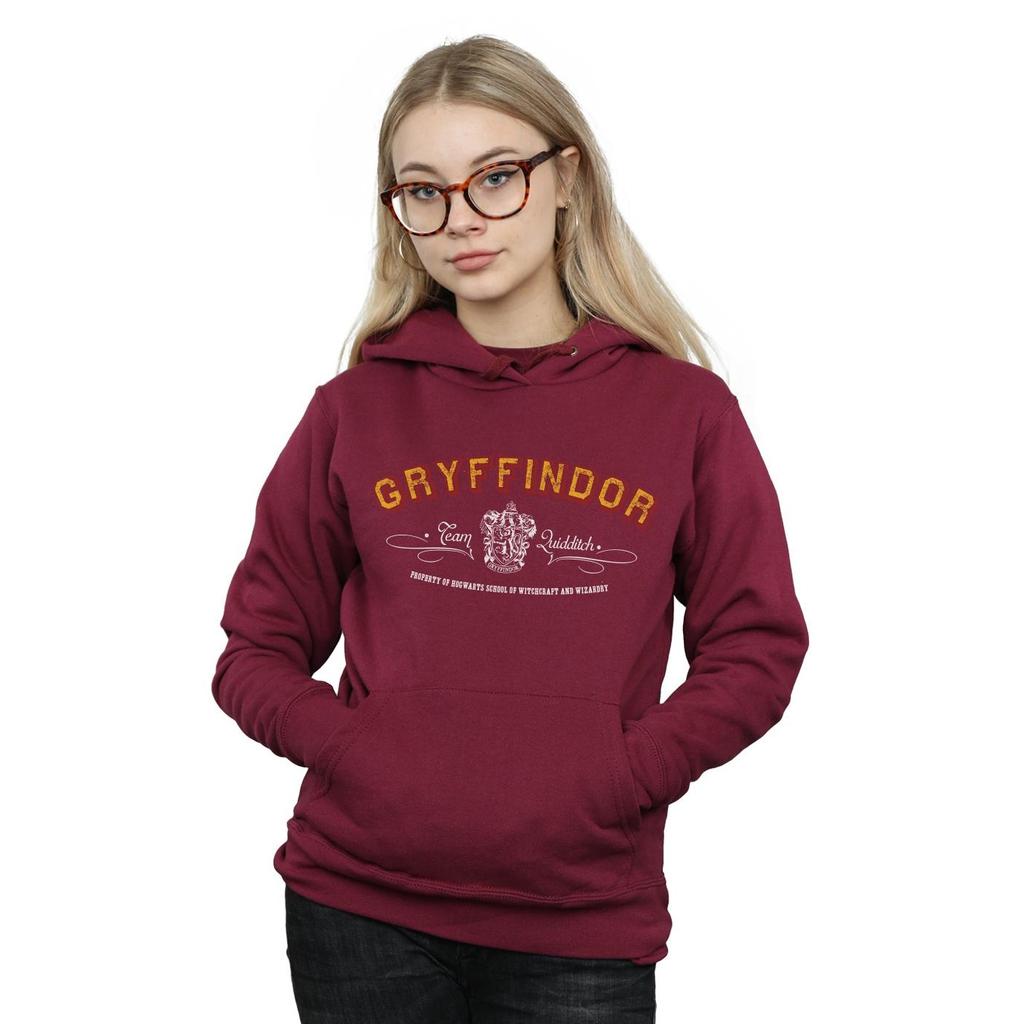 Harry Potter Womens/Ladies Gryffindor Team Quidditch Hoodie