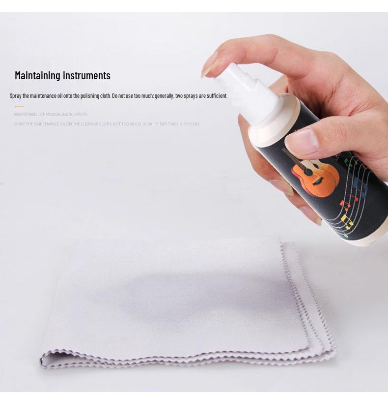 Musical Instrument Polish for Guitar & Violin - Wood Surface Cleaner & Care