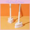 Plastic Floor Brush With Extendable Handle For Bathroom And Tile Cleaning