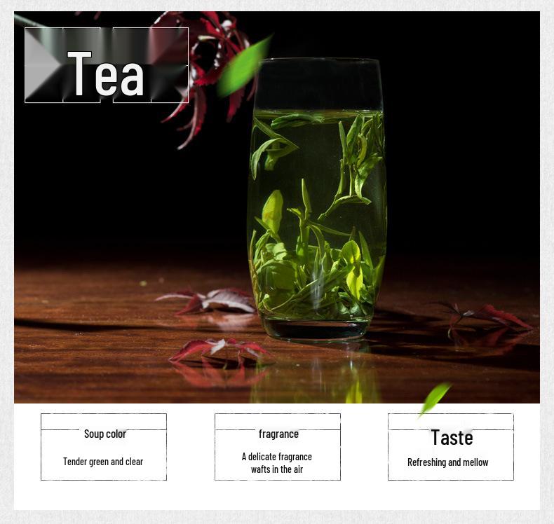 250g New 2025 Pre-Rain Bamboo Leaf Green Tea from Emei Mountain - Sparrow Tongue Silver Needle