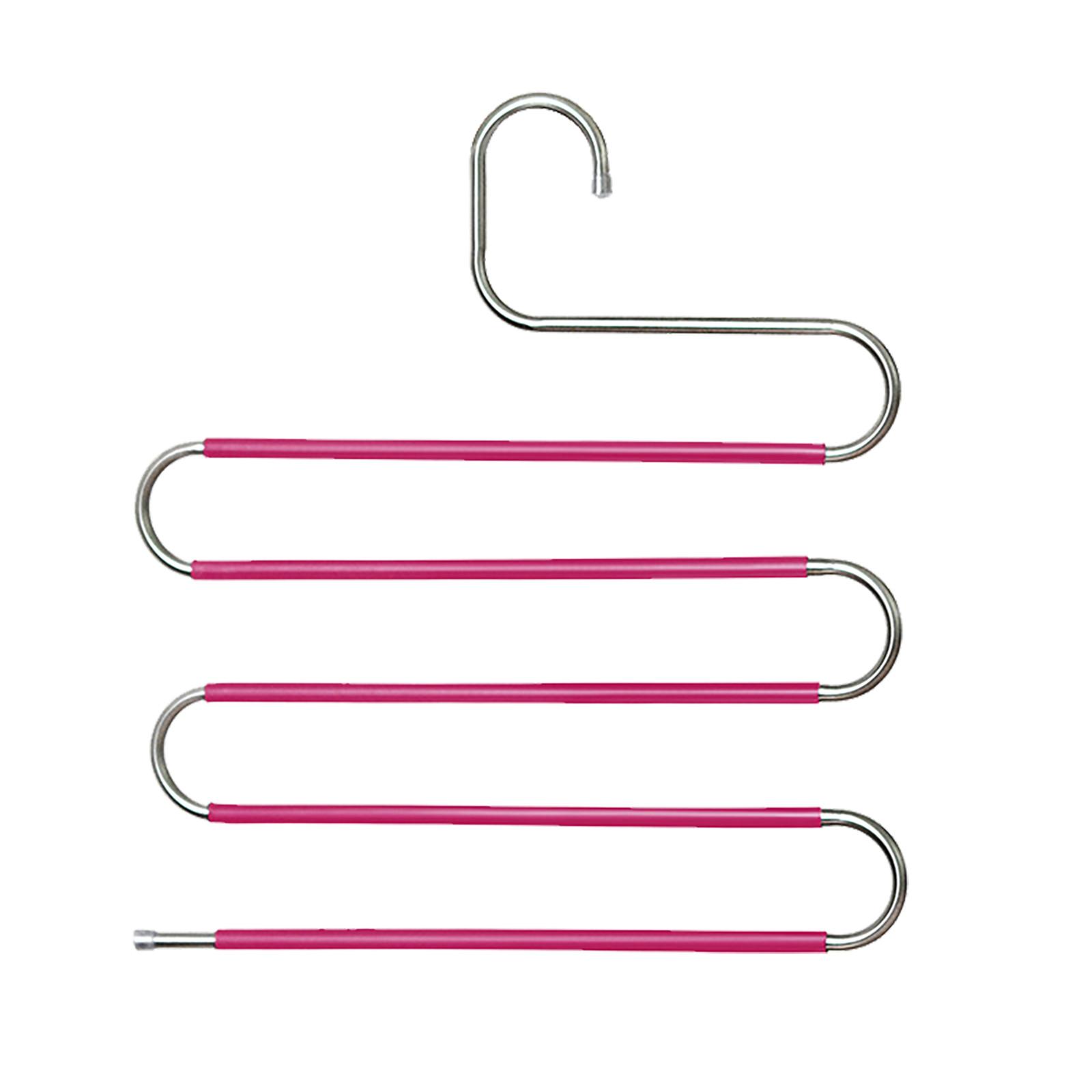 

Вешалки для брюк, 5 шт., нескользящие компактные вешалки из нержавеющей стали, вешалки для одежды, органайзер для брюк, джинсов, шарф One Size