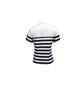 European and American Striped Polo Collar Short Sleeve Women's Autumn T-shirt - Versatile and Fashionable.