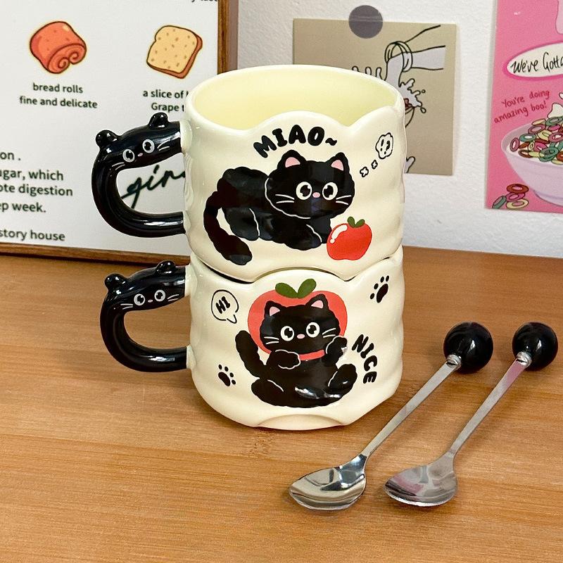 Keramiktasse Büro Kaffeetasse Souvenir Hohe Qualität Wasserbecher Haushalt Stapelbare Tasse Geburtstagsgeschenk für Frauen