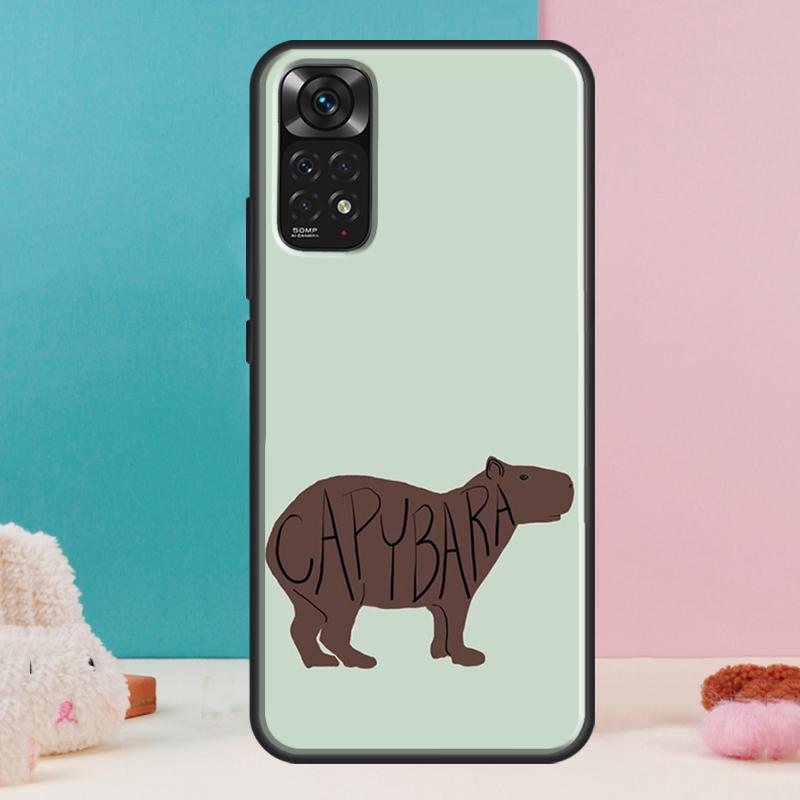 Capybara  Lovely Animal Case For Xiaomi Redmi Note 14 13 Pro 12 11 9 10 9S 10S 11S 12S Redmi 14C 13C 10C 12C Cover