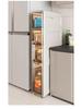 Ultra-Narrow Multi-Layer Crevice Storage Cabinet for Bathroom or Kitchen