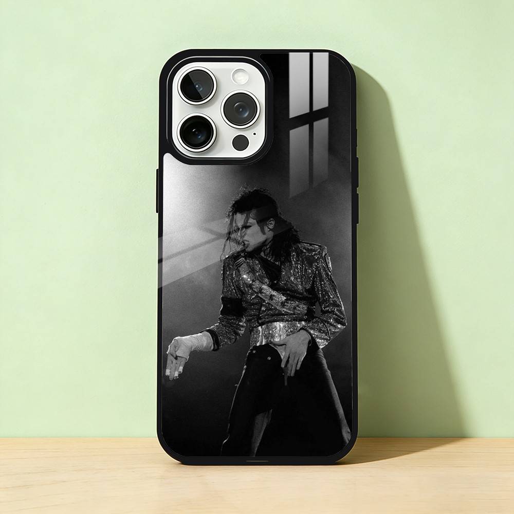 

AAA Music Michael J-Jackson Чехол для телефона для iPhone 17,16,15,14,13,12,11,Pro Max,Plus Конфетный Серебряный Чехол iPhone15pro
