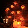 16.4 FT 40 LED 3D Waterproof Pumpkin String Lights 8 Modes LED Pumpkin String Lamps 3D Waterproof Orange Jack-O-Lantern Party