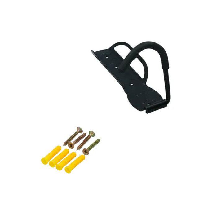 Crochet de Suspension Mural pour Vélo - HANGBIKE - Kit de Montage Inclus - Capacité 30Kg - Noir
