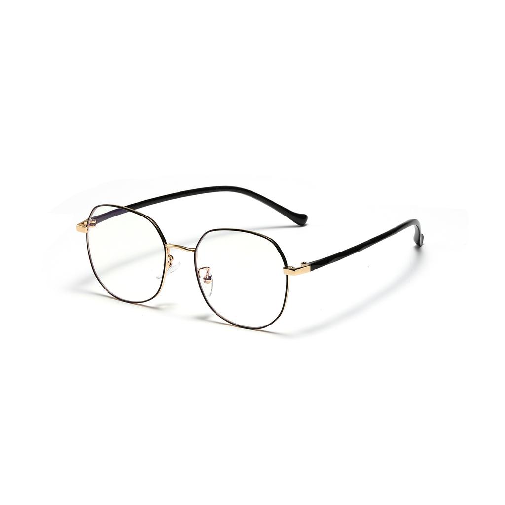 Glasses Polygonal Thin Frame Trend Metal Flat Mirror Women