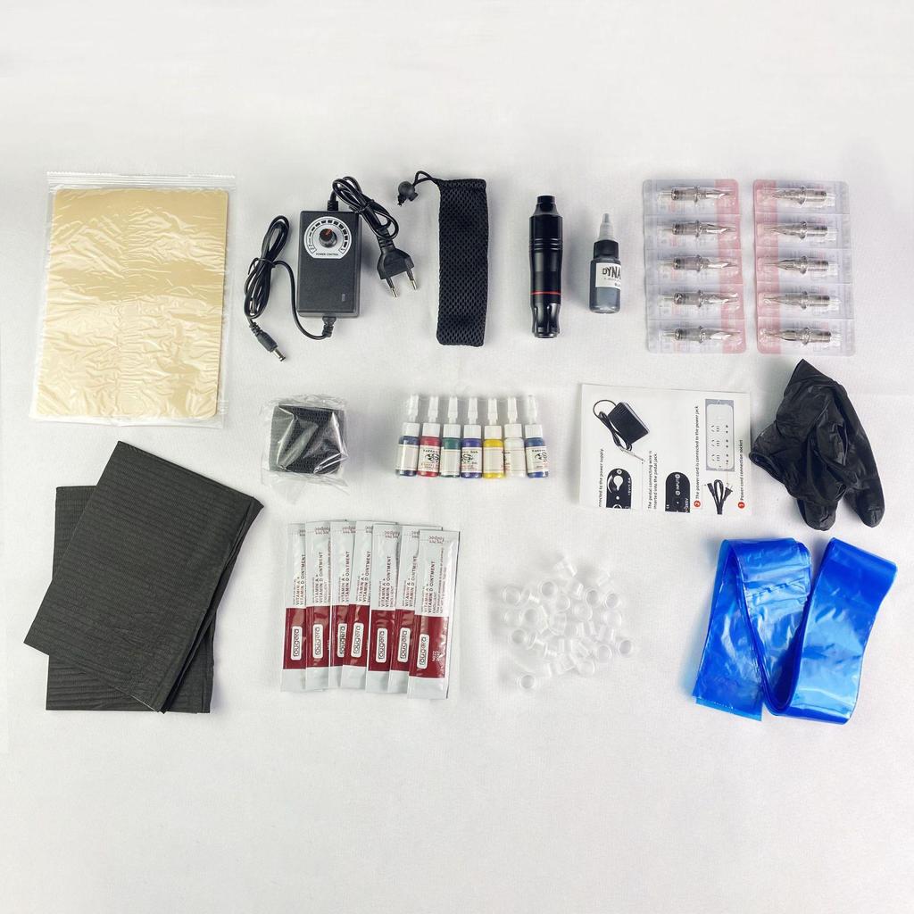 Universe No. 4 Tattoo Motor Pen Set - Complete Tattoo Practice Kit