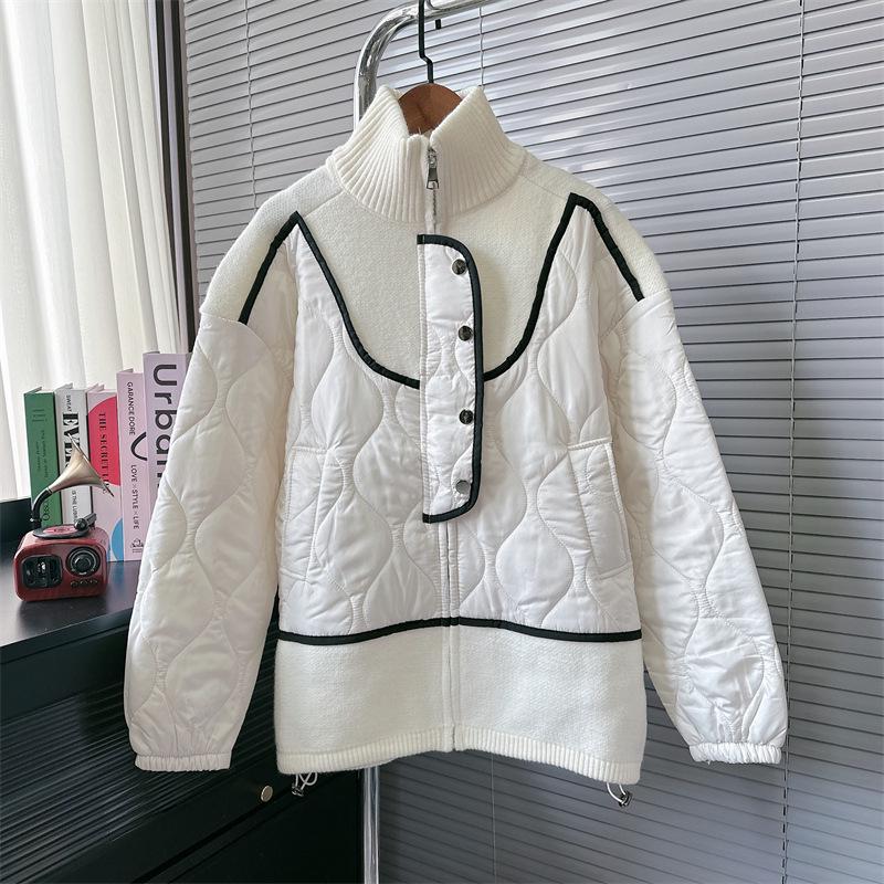 Korean Petite Lace Patchwork Knitted Sweater Vest