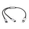 Type-C Mobile Phone & Computer USB 2.0 Splitter Hub - Dual Port