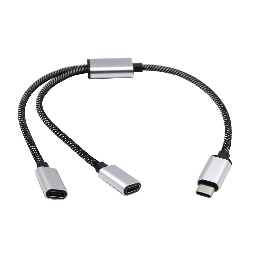 Type-C Mobile Phone & Computer USB 2.0 Splitter Hub - Dual Port