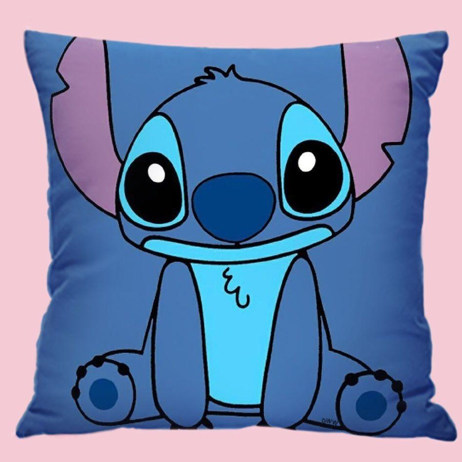 

Lilo and Stitch pillowcase cute cartoon living room sofa cushion cover children s room home decoration birthday gift 16x16Inch