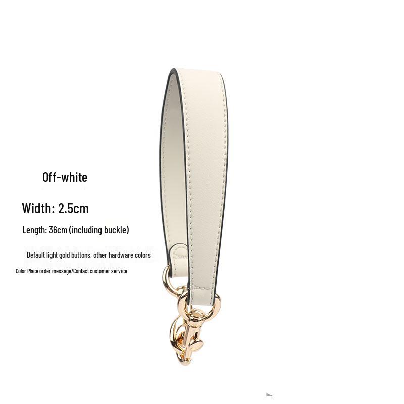 Black PU Handbag Replacement Strap: Women's Underarm Bag, Short Single Shoulder Handle, Trendy Plain Design