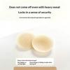 1 Pair Soft Invisible Adhesive Chest Paste Reusable Breathable Lift Up Bra Pads for Bridal Wedding Events