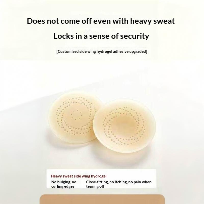 1 Pair Soft Invisible Adhesive Chest Paste Reusable Breathable Lift Up Bra Pads for Bridal Wedding Events