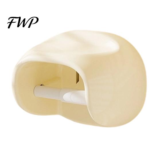 Quick Install Toilet Paper Rack Roll Holder No Drilling Wall Mount with Top Sophisticated Bathroom Decor Storage Shelf Durable Space Saving