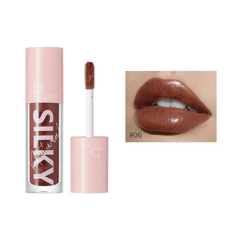 16 Farben Klarer Lipgloss Lipgloss Antihaft-Cup Lipgloss Spiegel Feuchtigkeitsspendende Lip Glaze Feuchtigkeitsspendend