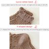 1Pairs Outdoor Women'S Lace Socks Solid Color Sweet Fried Dough Twists Low Tube Socks Japanese College Style Korean Socks