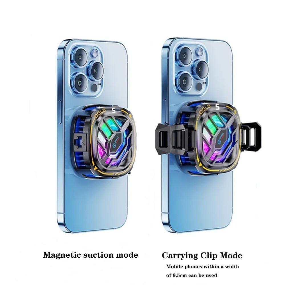Back Clip Design Magnetic Phone Cooler Safy Ice Cooling Technology Semiconductor Radiator Universal Compatibility Stability