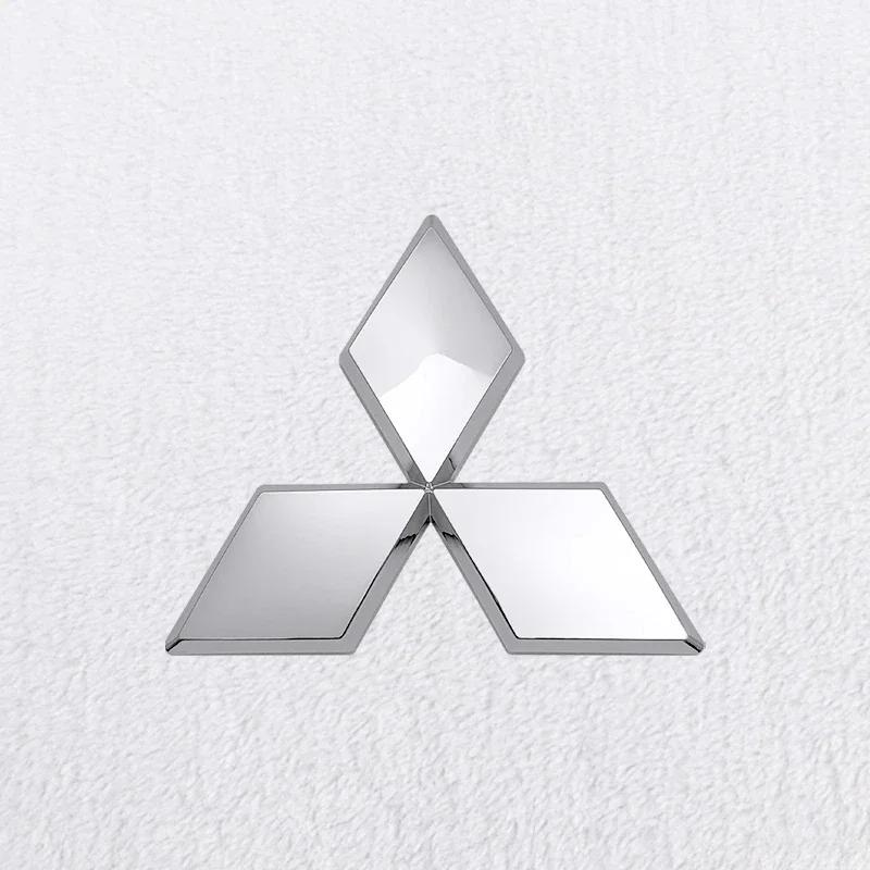 ABS Car Front Rear Badge Grille Emblem for Mitsubishi Outlander Ralliart Lancer ASX Pajero Eclipse Delica EVO Grandis Colt