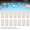 40pcs Fiber Pool Cue Ferrules White Billiard Cue Ferrules Pool Stick Tips  Pool Cue Repair