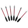6Pcs   Arrows Double Screw Fixing Aluminum Alloy Shooting Bow Arrows Archery Accessory 6.75in