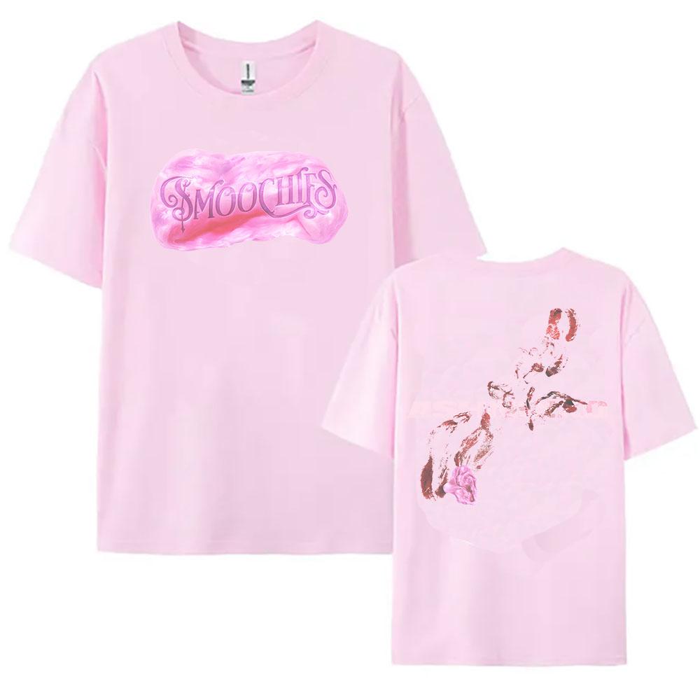 SMOOCHIES BUBBLEGUM TEE Ashnikko Singer Printing Tshirts for Female Short Sleeve Fashion Loose T-shirt Streetwear Unisex Women